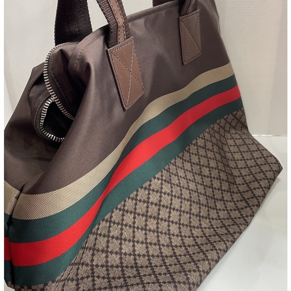 Gucci one size tote 💯 canvas. Authentic Gucci FINAL PRICE - Picture 6 of 12